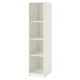 KLEPPSTAD open wardrobe, white, Width 39 x Depth 55 x Height 176 cm