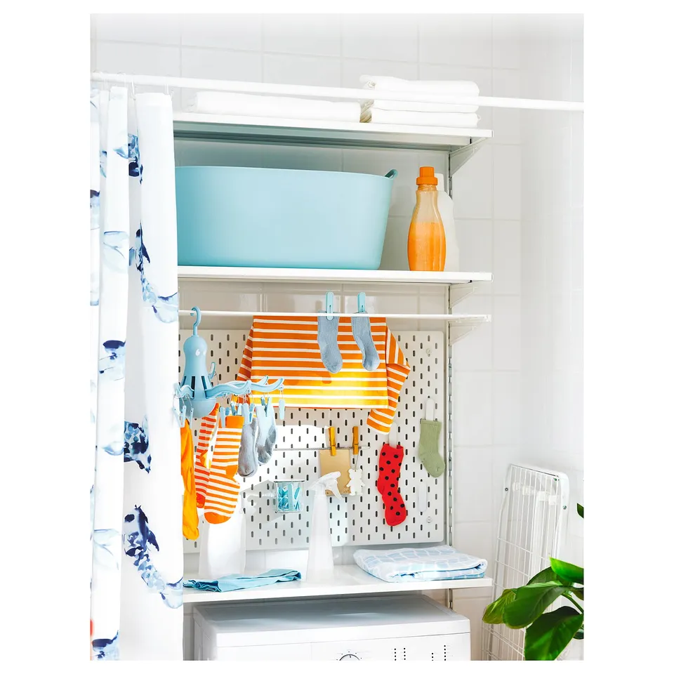 SKÅDIS Pegboard, white, 76x56 cm