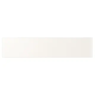 UTRUSTA drawer front, low, white, 40 cm