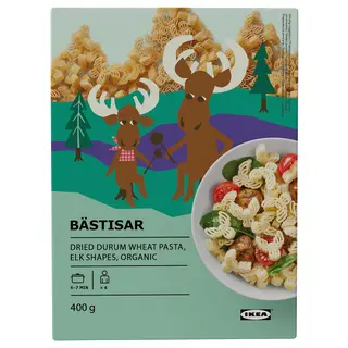 BÄSTISAR Pasta, organic, 400 g