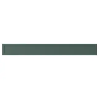 ASPUDDEN drawer front, dark grey-green, Width 79.7 x Height 9.7 cm