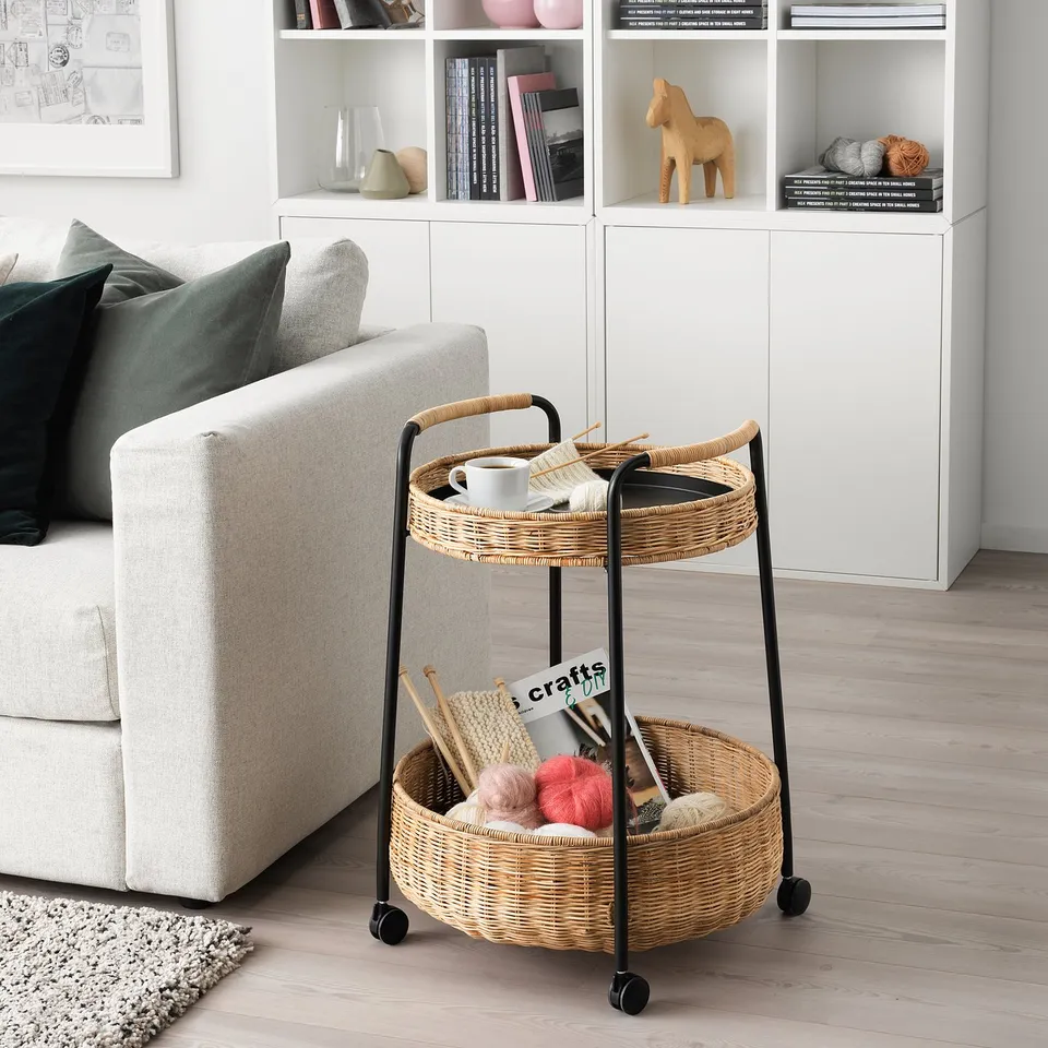 part: LUBBAN trolley table with storage