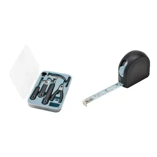TRIXIG set: 15-piece tool set + tape measure