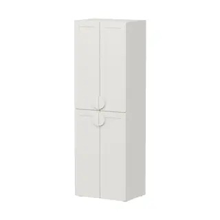 SMÅSTAD wardrobe, white with frame/with 2 clothes rails