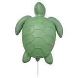 BLÅVINGAD LED wall lamp, turtle/green, Height 7 x Length 25 x Width 19 cm