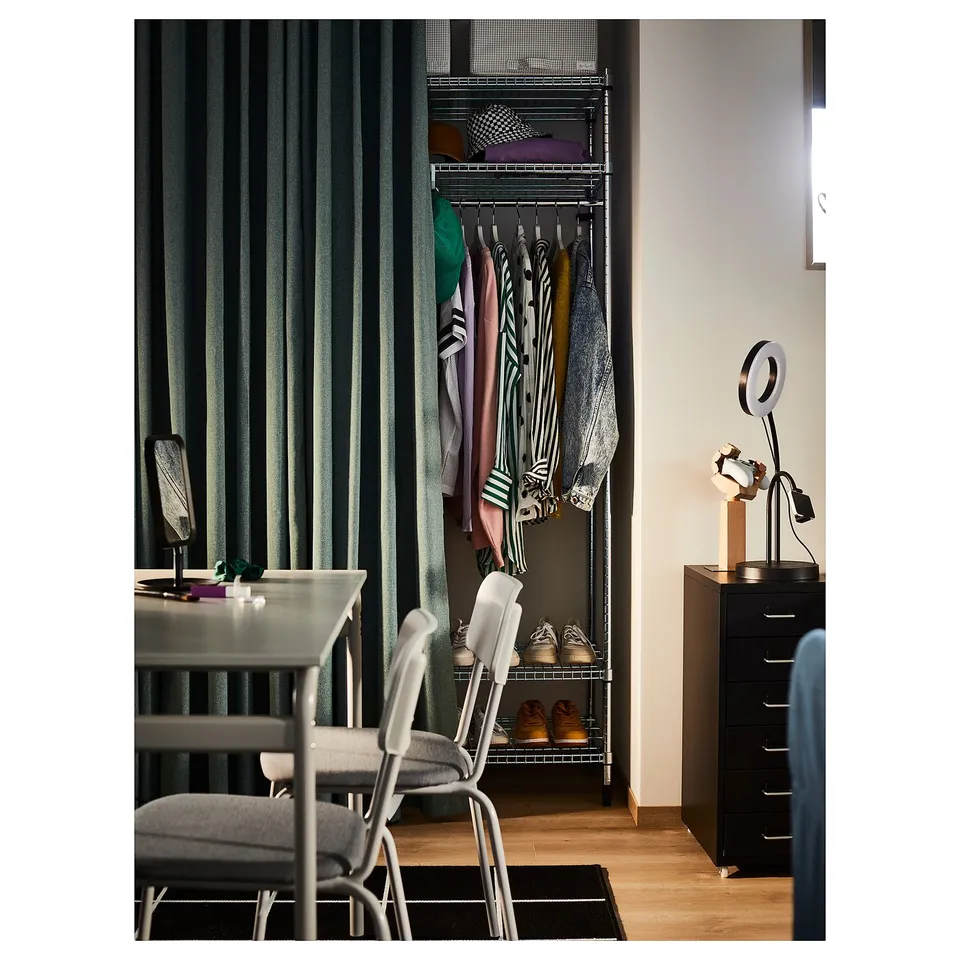 part: OMAR shelving unit with clothes rail