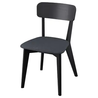 LISABO chair, black/Tallmyra black/grey, Width 46 x Depth 51 x Height 80 cm