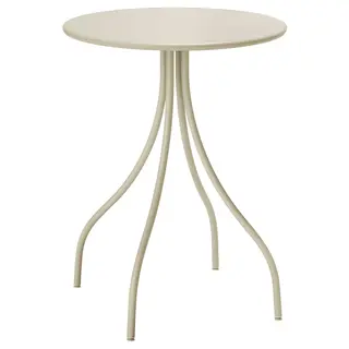TÅNEBRO side table, in/outdoor/light grey-beige, 46 cm