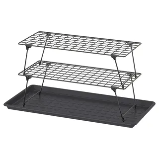GREJIG / BAGGMUCK hallway furniture, set of 3, grey