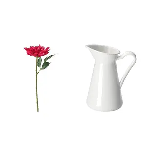 artificial flower + vase set: artificial flower + vase/jug