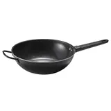 BLÅGYLTA wok, non-stick coating/black, 28 cm