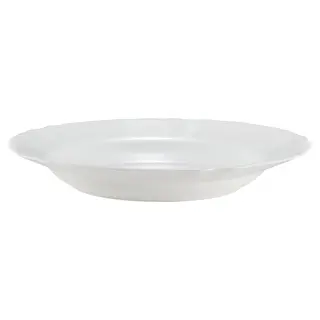 SVENSKMÅLLA deep plate, white