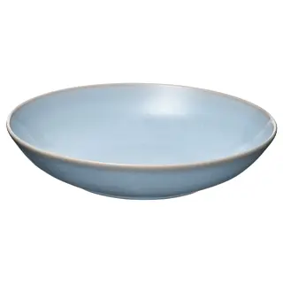 FÄRGKLAR deep plate, light blue, 23 cm