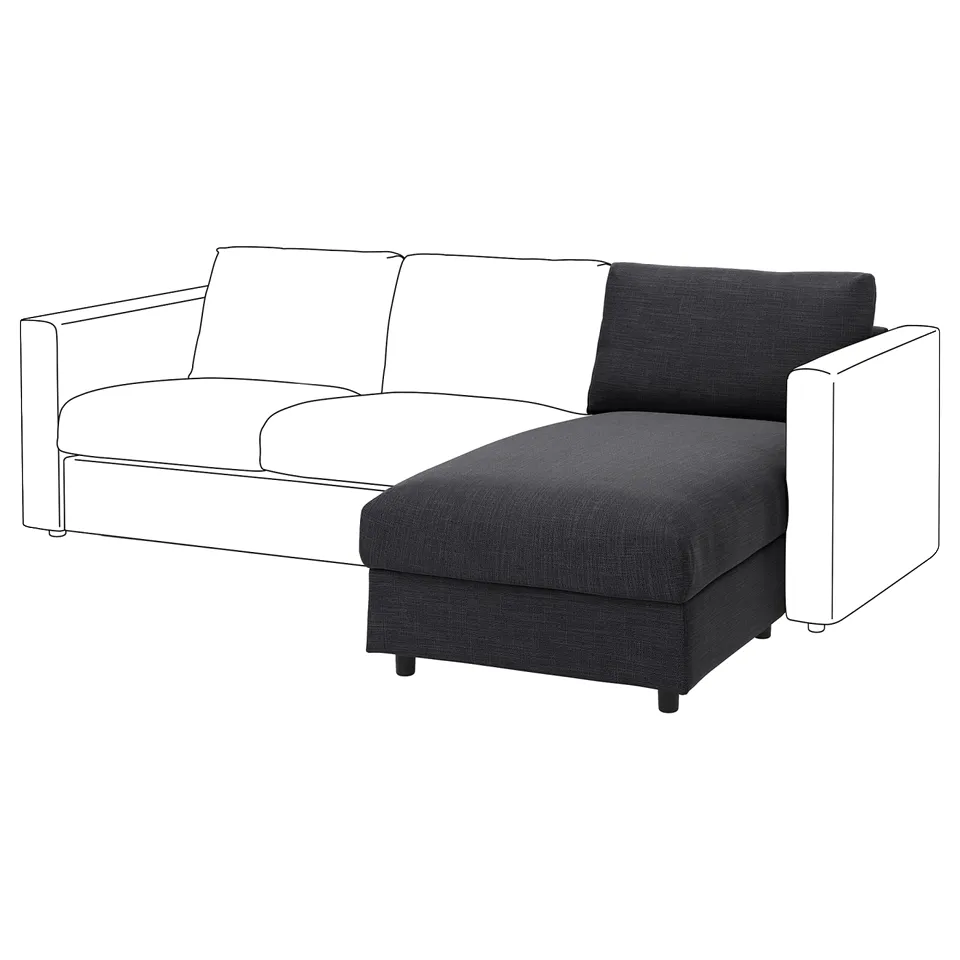 part: VIMLE cover for chaise longue section