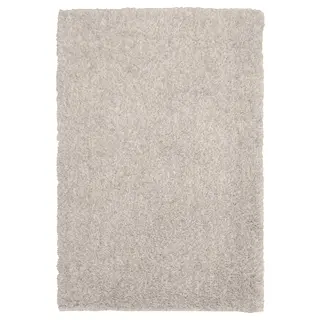LINDKNUD rug, high pile, beige, Length 90 x Width 60 cm
