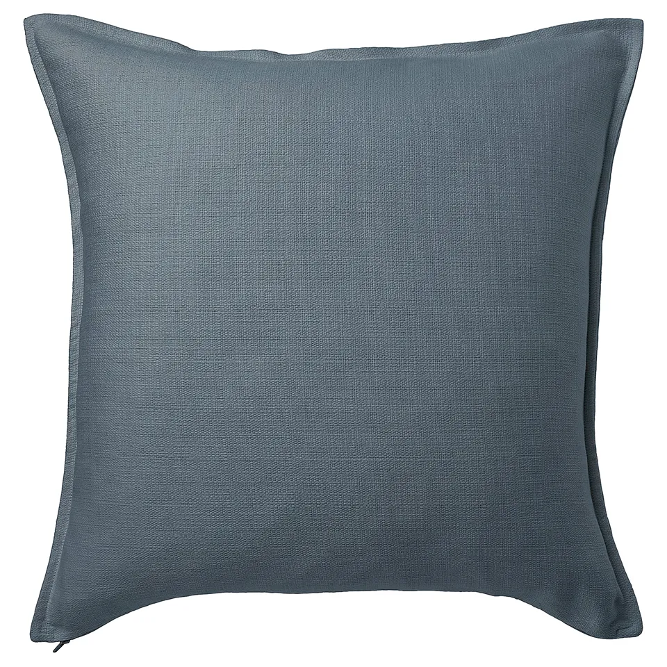 LAGERPOPPEL Cushion cover, blue-grey, 65x65 cm