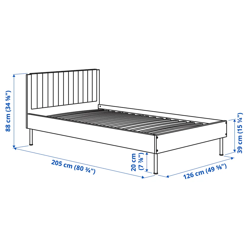 part: BRUKSVARA bed frame
