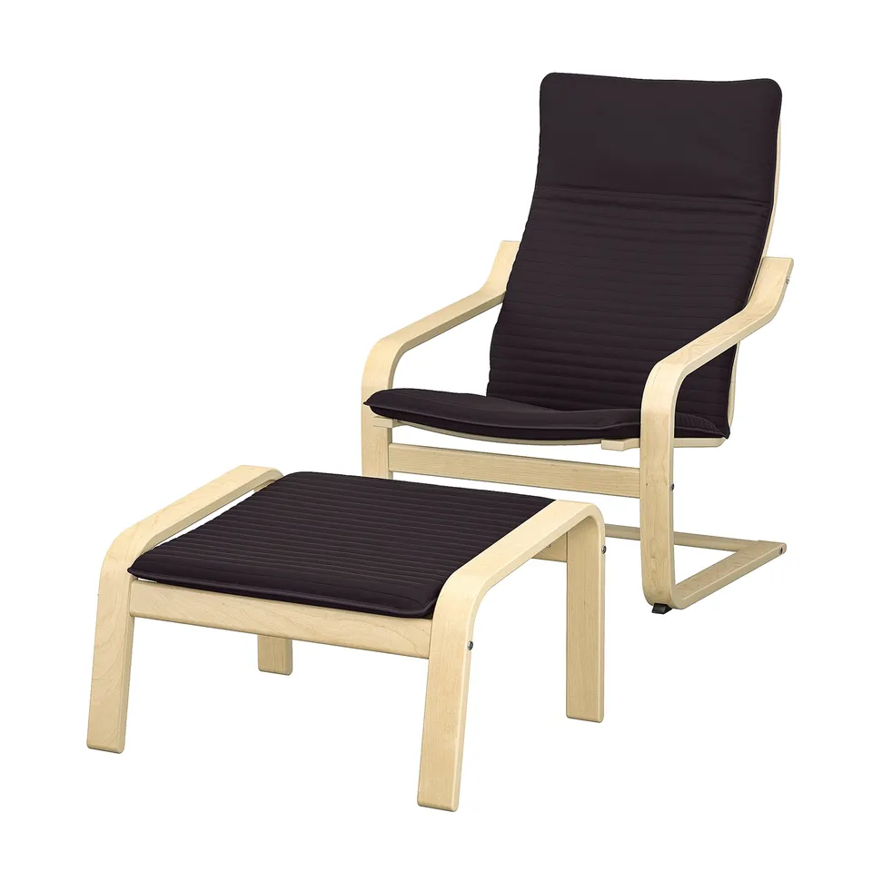 part: POÄNG armchair and footstool