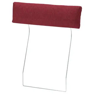 VIMLE cover for headrest, Lejde red/brown