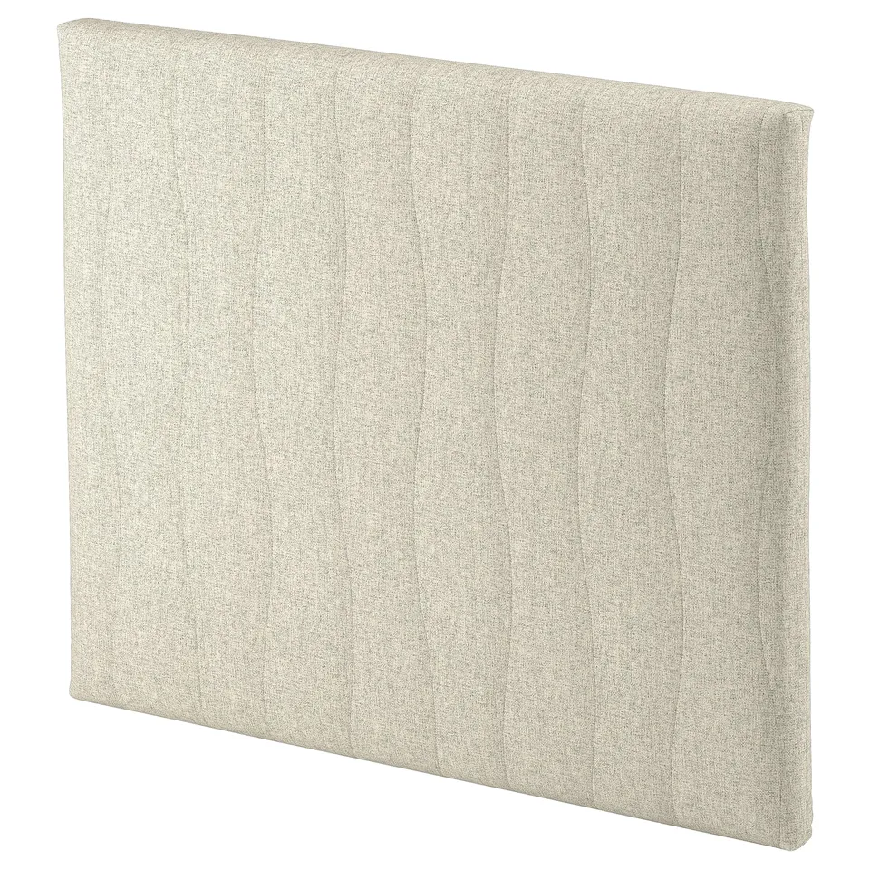 MITTZON desk screen: beige, rectangular, fabric-covered, sound-absorbing panel.