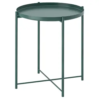 GLADOM tray table, dark grey-green, 45x53 cm