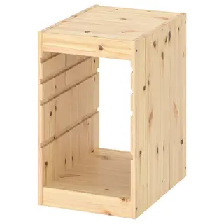 TROFAST frame, light white stained pine, 32x44x53 cm