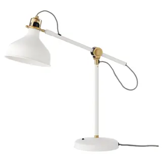 RANARP work lamp, off-white, Height 42 cm