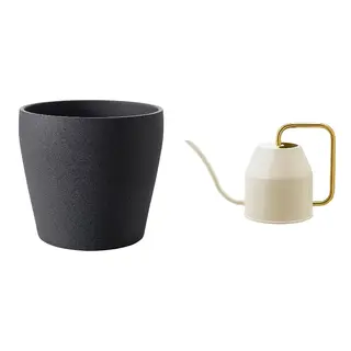 PERSILLADE/VATTENKRASSE set: plant pot + watering can
