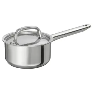 IKEA 365 + saucepan with lid, stainless steel, 1 l