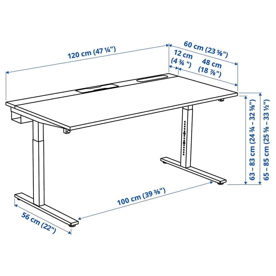 part: MITTZON desk