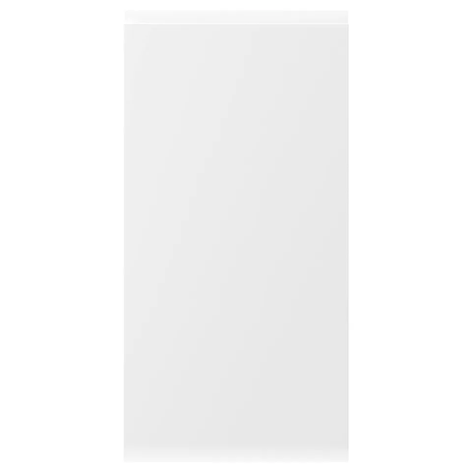 VOXTORP kitchen cabinet - white, modern, rectangular with integrated handles.