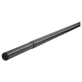 HUGAD curtain rod, black, 210-385 cm