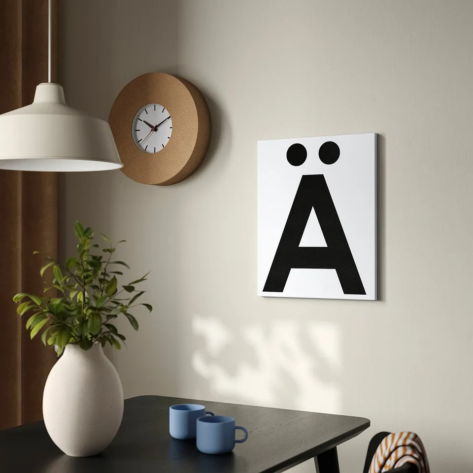 PJÄTTERYD Picture, Scandinavian letter, 40x50 cm
