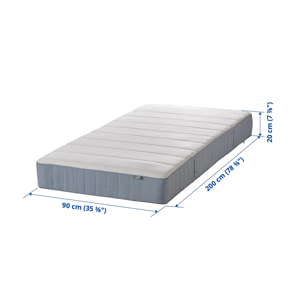 Illustration with measurements for the product: VESTERÖY.