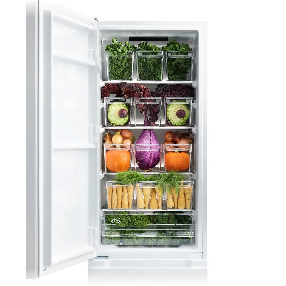 KLIPPKAKTUS Storage box for fridge, transparent, 32x14x14 cm
