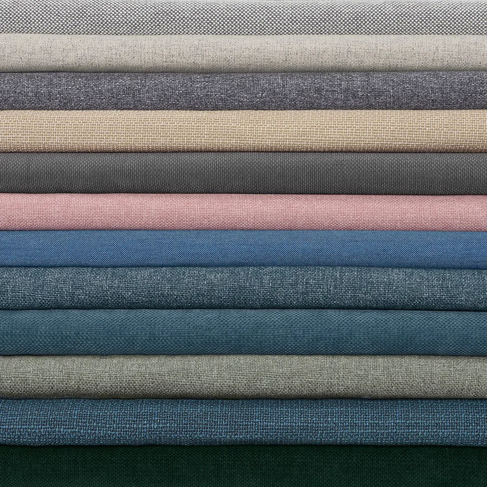 KIVIK footstool covers in various colours, soft yet durable, made from 100% recycled polyester.