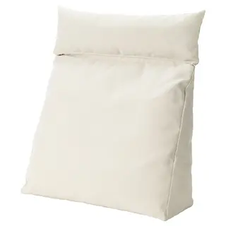 KOMPISHÄNG back cushion, beige, 68x60 cm