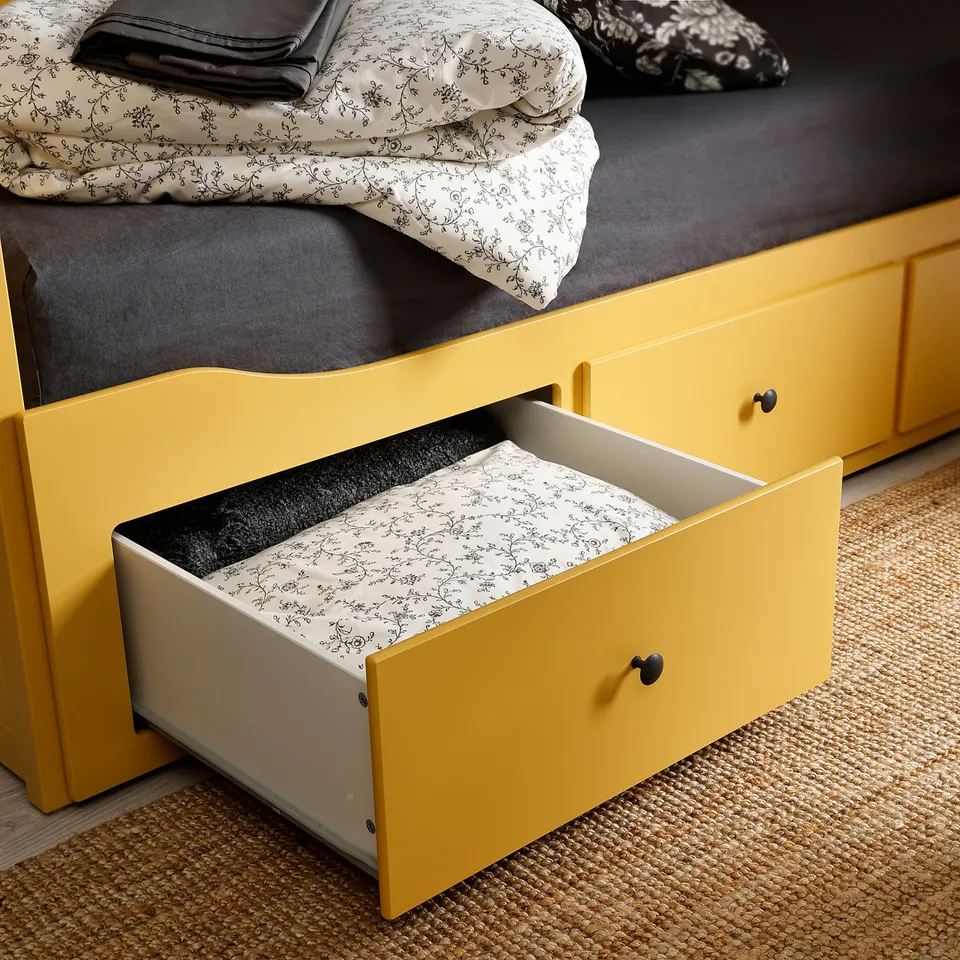part: HEMNES day-bed frame with 3 drawers
