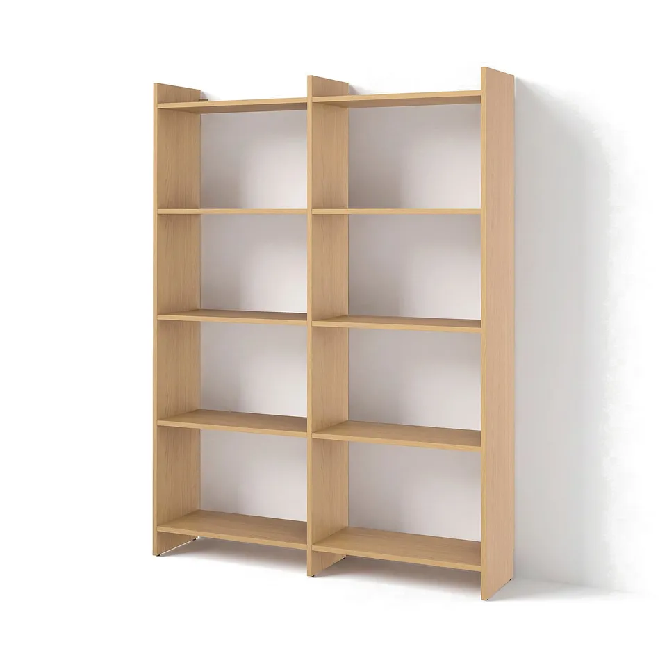 LÅDMAKARE Storage combination, with shelves/oak effect, 159x35x212 cm