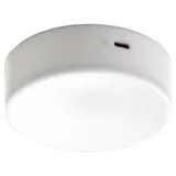 KÖLVATTEN LED spotlight, white/battery-operated, Height 3 cm