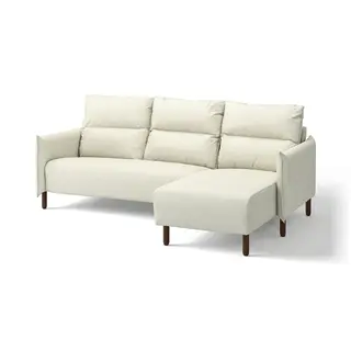 MANNARP 3-seat sofa with chaise longue, Gunnared beige