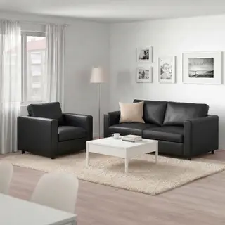 VIMLE/TONSTAD 2-seat sofa-bed/Armchair/Coffee table