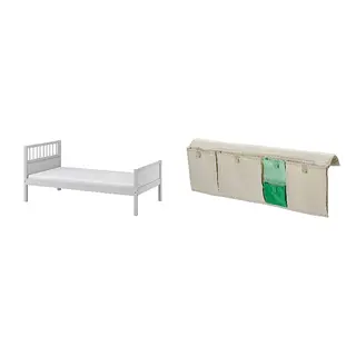 MÖJLIGHET/SMYGA set: bed frame + bed pocket