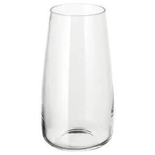 BERÄKNA vase, clear glass, 30 cm