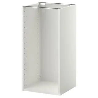 METOD base cabinet, white, 40x37x80 cm