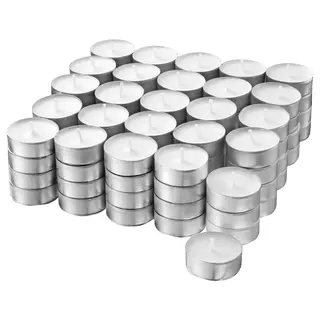 GLIMMA unscented tealight, 4 hr
