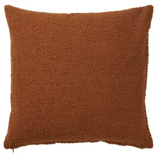 KRYDDBUSKE cushion cover, brown-red, 50x50 cm
