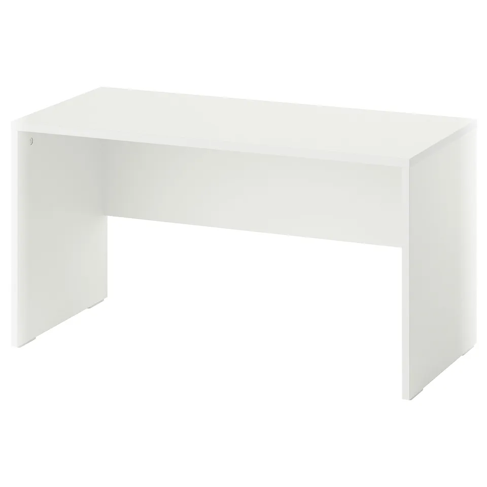 LASTARE Bench, white, 90x42x48 cm