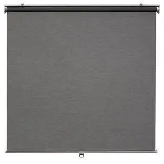SKOGSKLÖVER roller blind, grey, 140x195 cm
