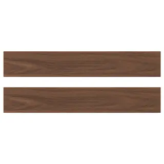 ENKÖPING drawer front, brown walnut effect, Width 59.7 x Height 9.7 cm